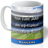 Personalised Rangers Mug - Shirt And Message Cup