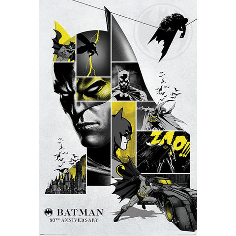 Batman Poster 80th Anniversary 122  - Official Merchandise Gifts