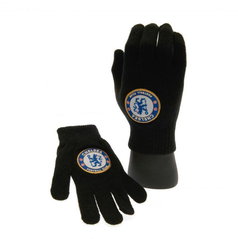 Chelsea FC Knitted Gloves Junior  - Official Merchandise Gifts