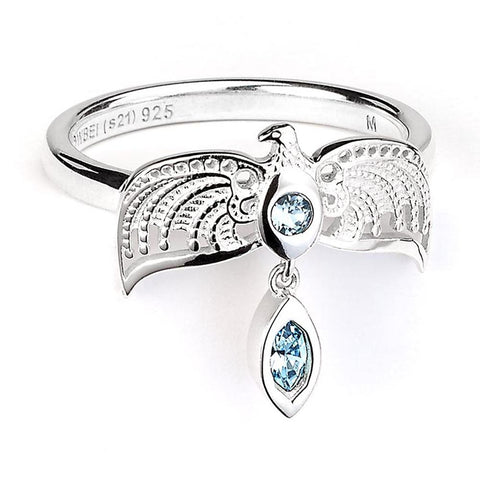 Harry Potter Sterling Silver Crystal Ring Diadem Medium  - Official Merchandise Gifts