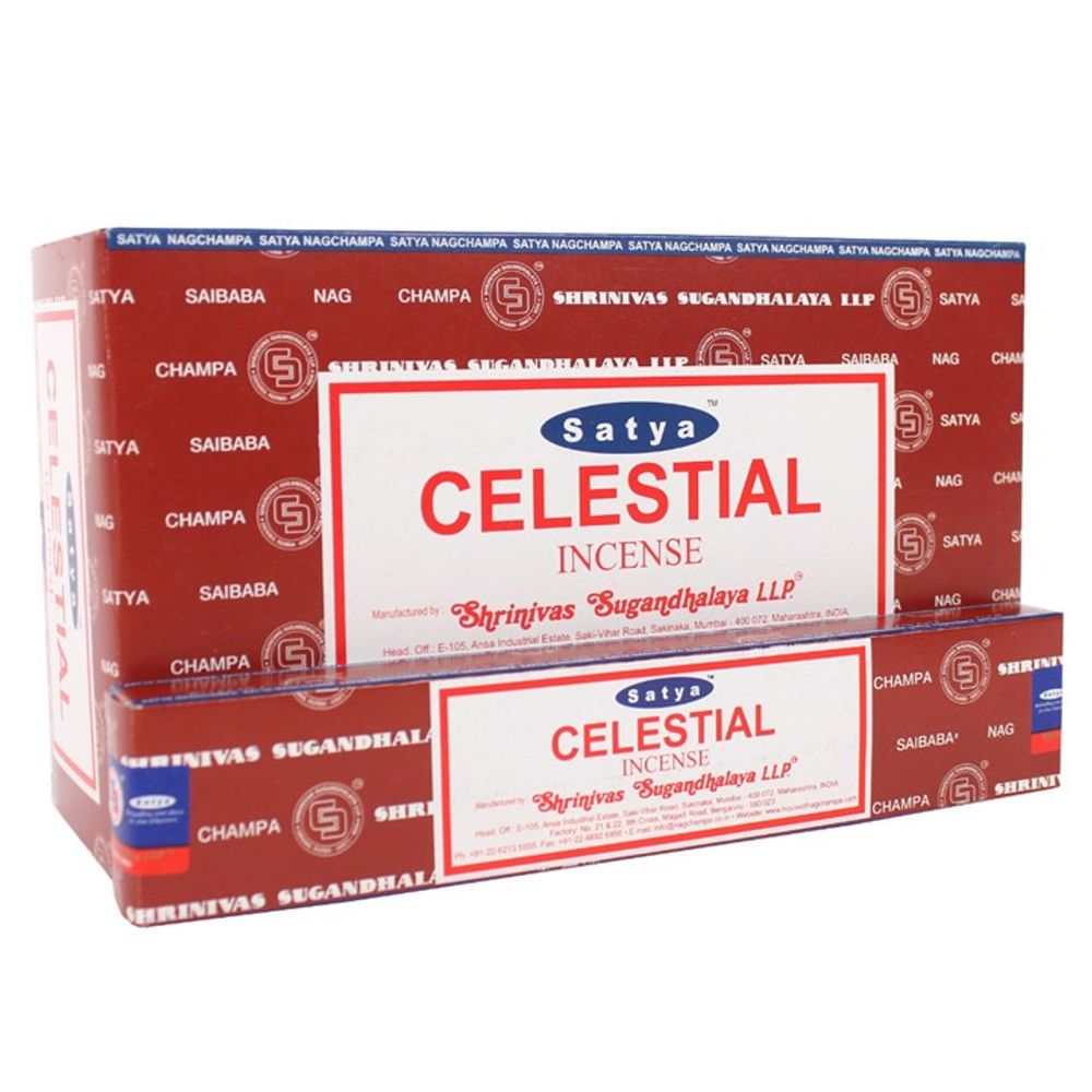 12 Packs of Celestial Incense Sticks by Satya