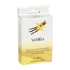12 Packs of Elements Vanilla Incense Cones