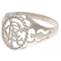 Rangers FC Sterling Silver Ring Small
