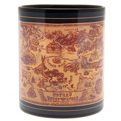 The Legend Of Zelda Heat Changing Mug Map