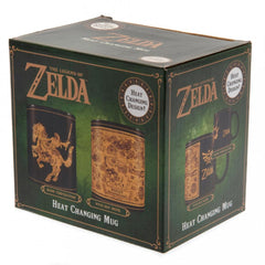 The Legend Of Zelda Heat Changing Mug Map