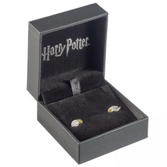 Harry Potter Sterling Silver Golden Snitch Stud Earrings