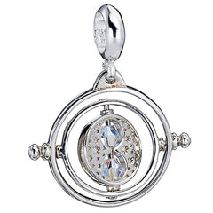 Harry Potter Sterling Silver Time Turner Crystal Charm