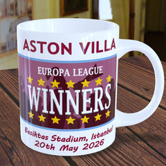 Aston Villa Europa League Winners Mug - 2026 Uefa Cup Souvenir