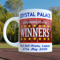 Crystal Palace Conference League Winners Mug - 2026 Europe Souvenir Cup