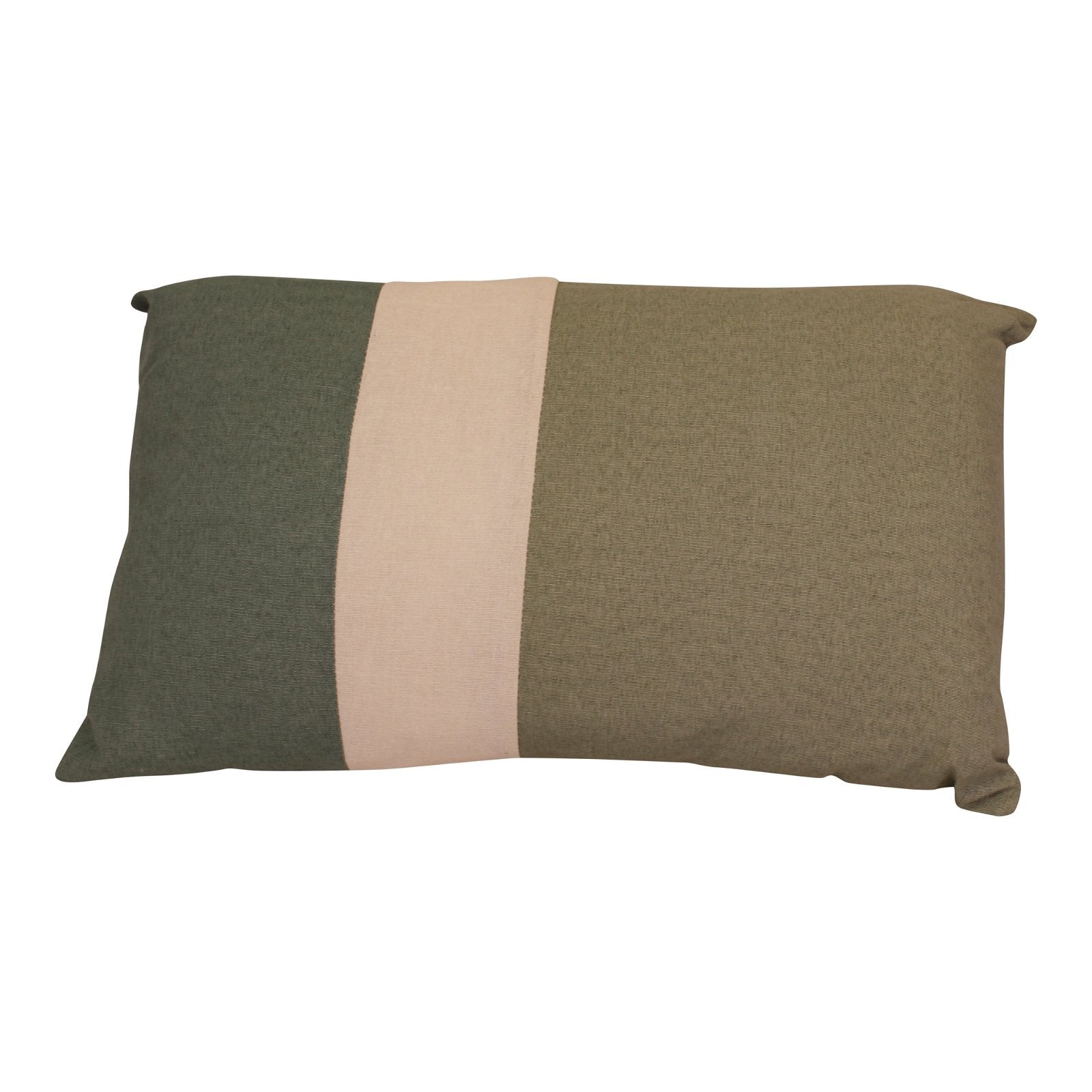 3 Panel Green Rectangular Scatter Cushion, Eucalyptus Range