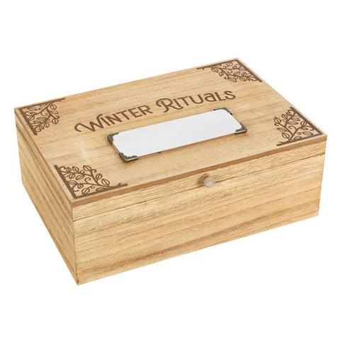 30cm Wooden Winter Rituals Box