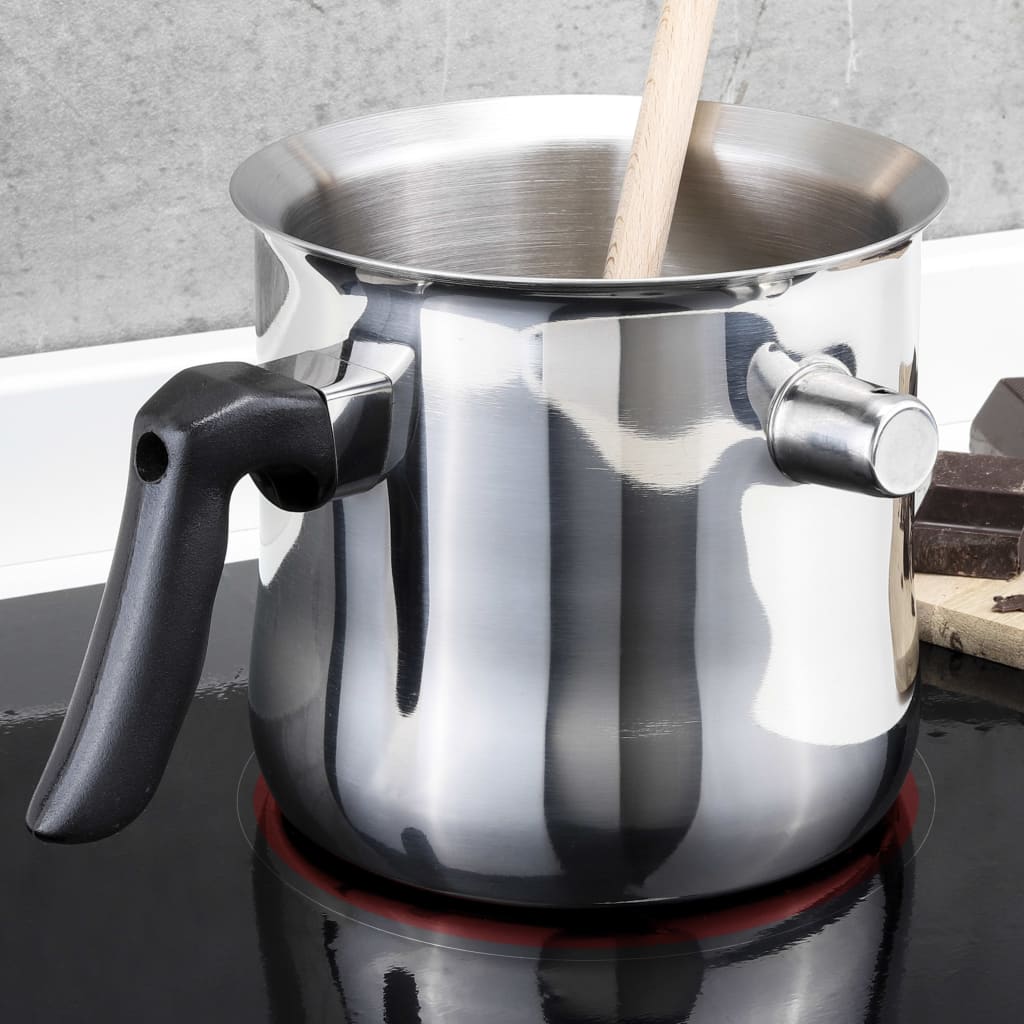 HI Double-Walled Milk Pot 1.2 L Stainless Steel