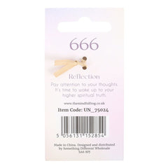 666 Angel Number Keyring