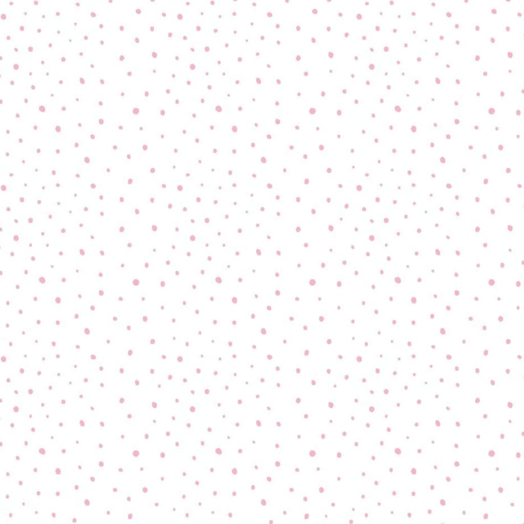 Noordwand Wallpaper Mondo baby Confetti Dots White, Pink and Beige