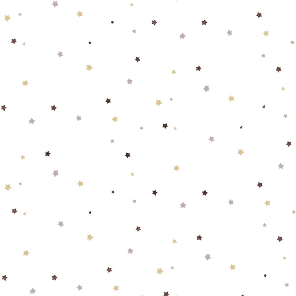 Noordwand Wallpaper Mondo baby Little Stars Beige and White