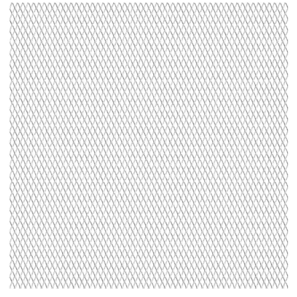 vidaXL Garden Wire Fence Stainless Steel 50x50 cm 20x10x2 mm