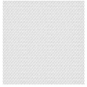 vidaXL Garden Wire Fence Stainless Steel 50x50 cm 20x10x2 mm