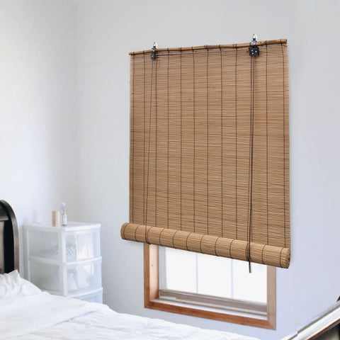 vidaXL Roller Blind Bamboo 80x220 cm Brown