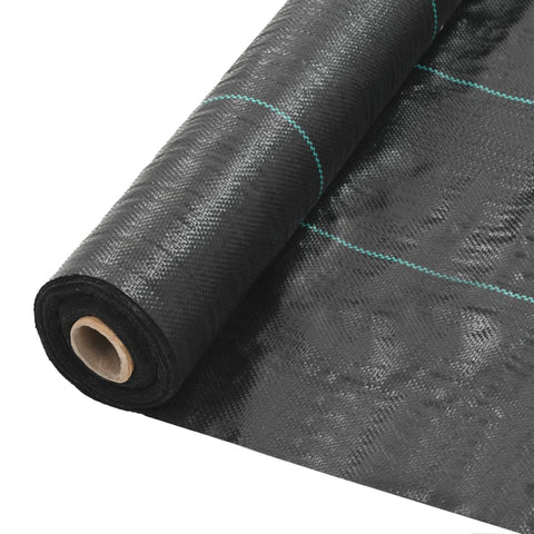 vidaXL Weed & Root Control Mat PP 2x5 m Black