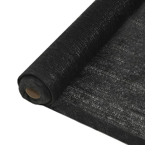 vidaXL Privacy Net HDPE 1x10 m Black