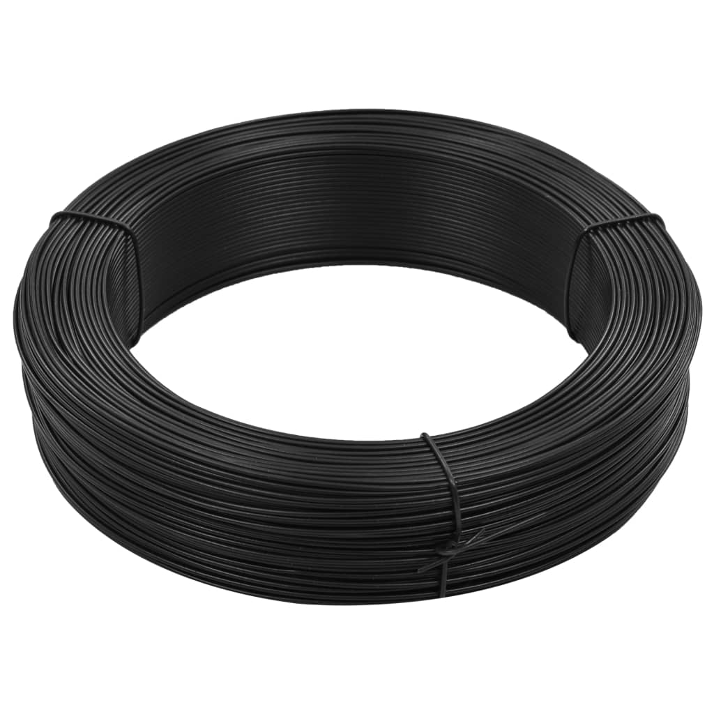 vidaXL Fence Binding Wire 250 m 1.4/2 mm Steel Anthracite