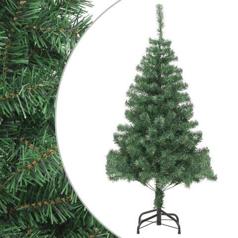 vidaXL Artificial Christmas Tree with Steel Stand 210 cm 910 Branches