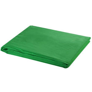 vidaXL Backdrop Cotton Green 300x300 cm Chroma Key