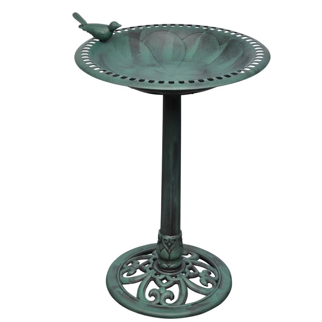 vidaXL Bird Bath with Decorative Bird