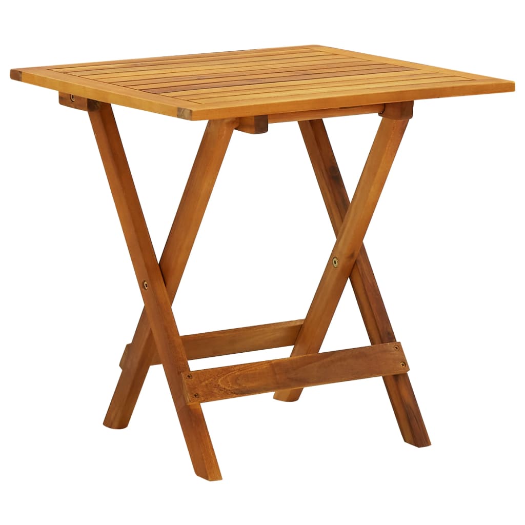 vidaXL Bistro Table 46x46x47 cm Solid Acacia Wood