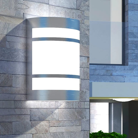 vidaXL Outdoor Wall Light Stainless Steel