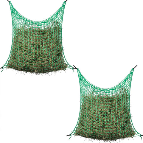 vidaXL Hay Nets 2 pcs Square 0.9x1 m PP