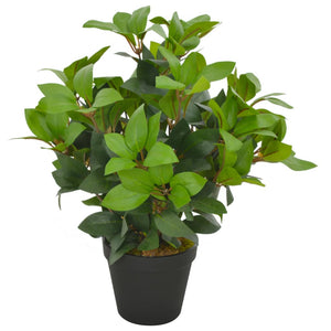 vidaXL Artificial Plant Laurel Tree with Pot Green 40 cm