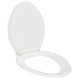 vidaXL Soft-close Toilet Seat with Quick-release Design White