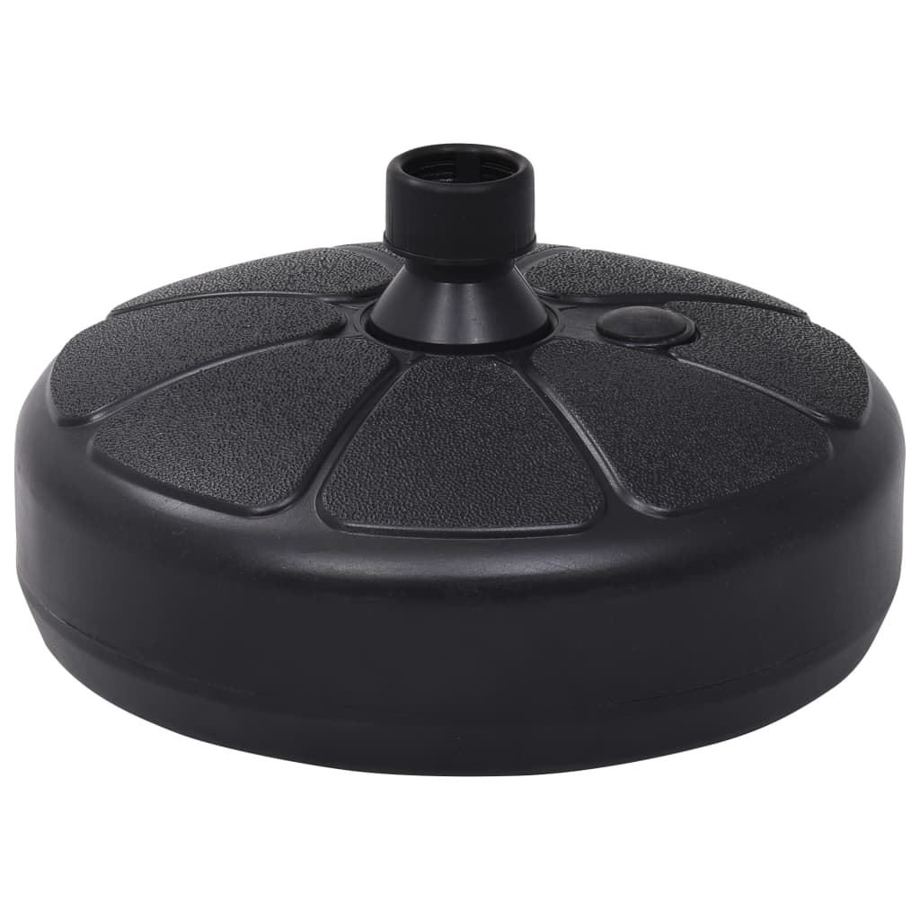 vidaXL Umbrella Base Sand/Water Filled 15 L Black