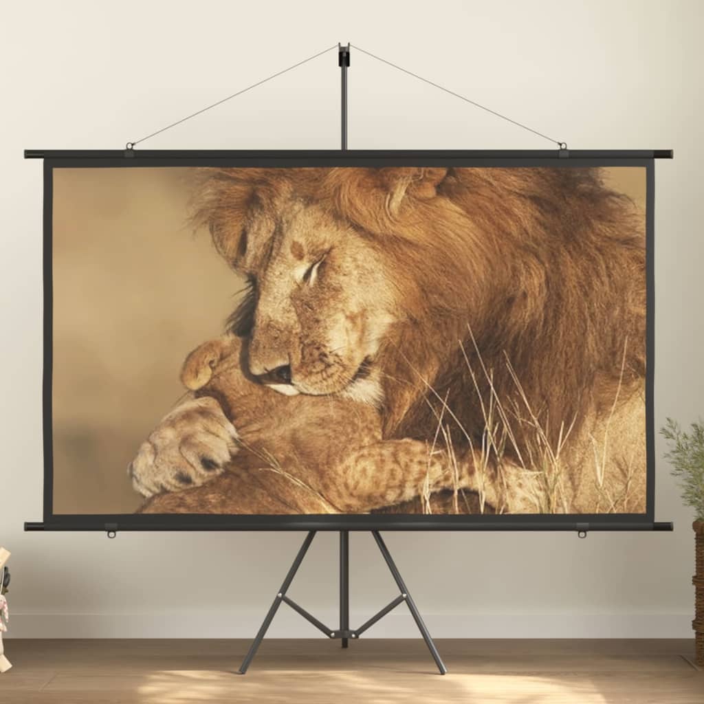 vidaXL Projection Screen with Tripod 90" 16:9