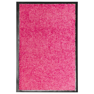 vidaXL Doormat Washable Pink 40x60 cm