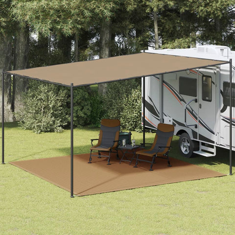 vidaXL Tent Carpet 400x400 cm Taupe