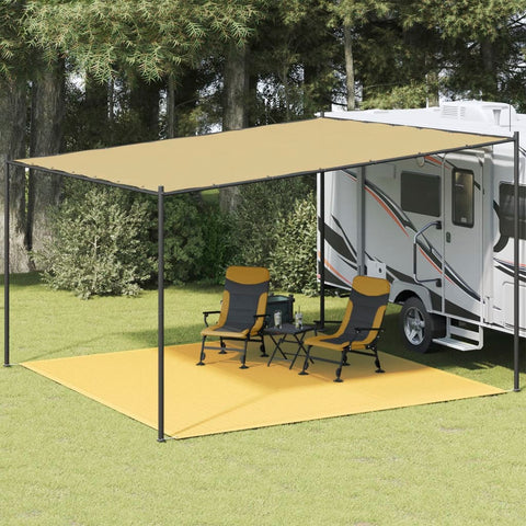 vidaXL Tent Carpet 400x400 cm Beige