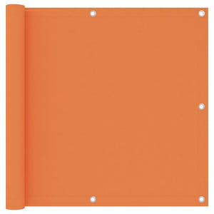 vidaXL Balcony Screen Orange 90x300 cm Oxford Fabric