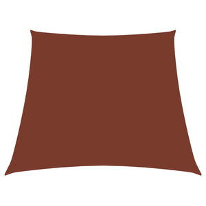 vidaXL Sunshade Sail Oxford Fabric Trapezium 2/4x3 m Terracotta