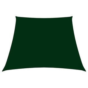 vidaXL Sunshade Sail Oxford Fabric Trapezium 2/4x3 m Dark Green