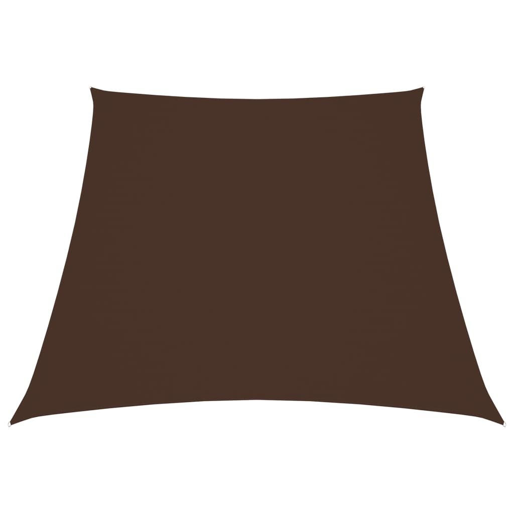 vidaXL Sunshade Sail Oxford Fabric Trapezium 2/4x3 m Brown