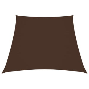 vidaXL Sunshade Sail Oxford Fabric Trapezium 2/4x3 m Brown