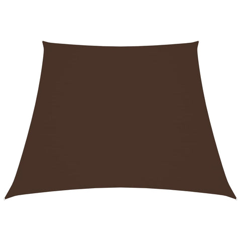 vidaXL Sunshade Sail Oxford Fabric Trapezium 2/4x3 m Brown