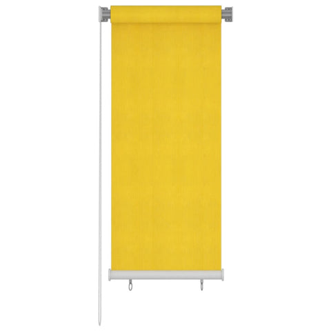 vidaXL Outdoor Roller Blind 60x140 cm Yellow HDPE