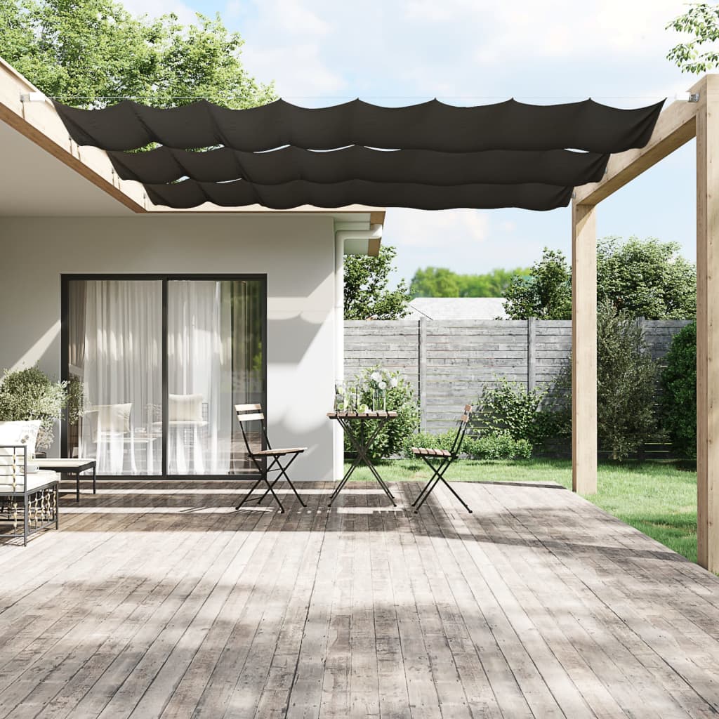 vidaXL Vertical Awning Anthracite 60x360 cm Oxford Fabric