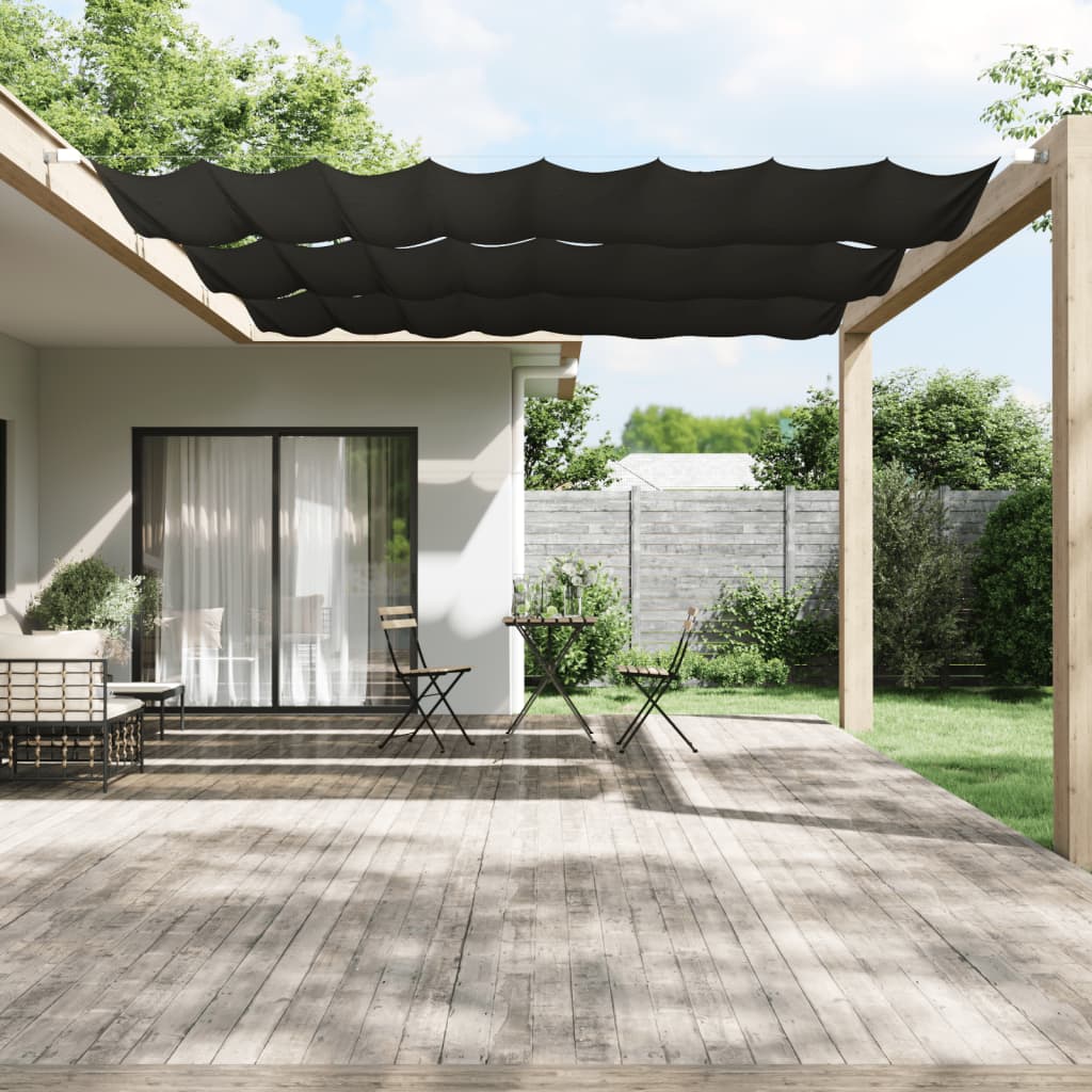 vidaXL Vertical Awning Anthracite 140x360 cm Oxford Fabric