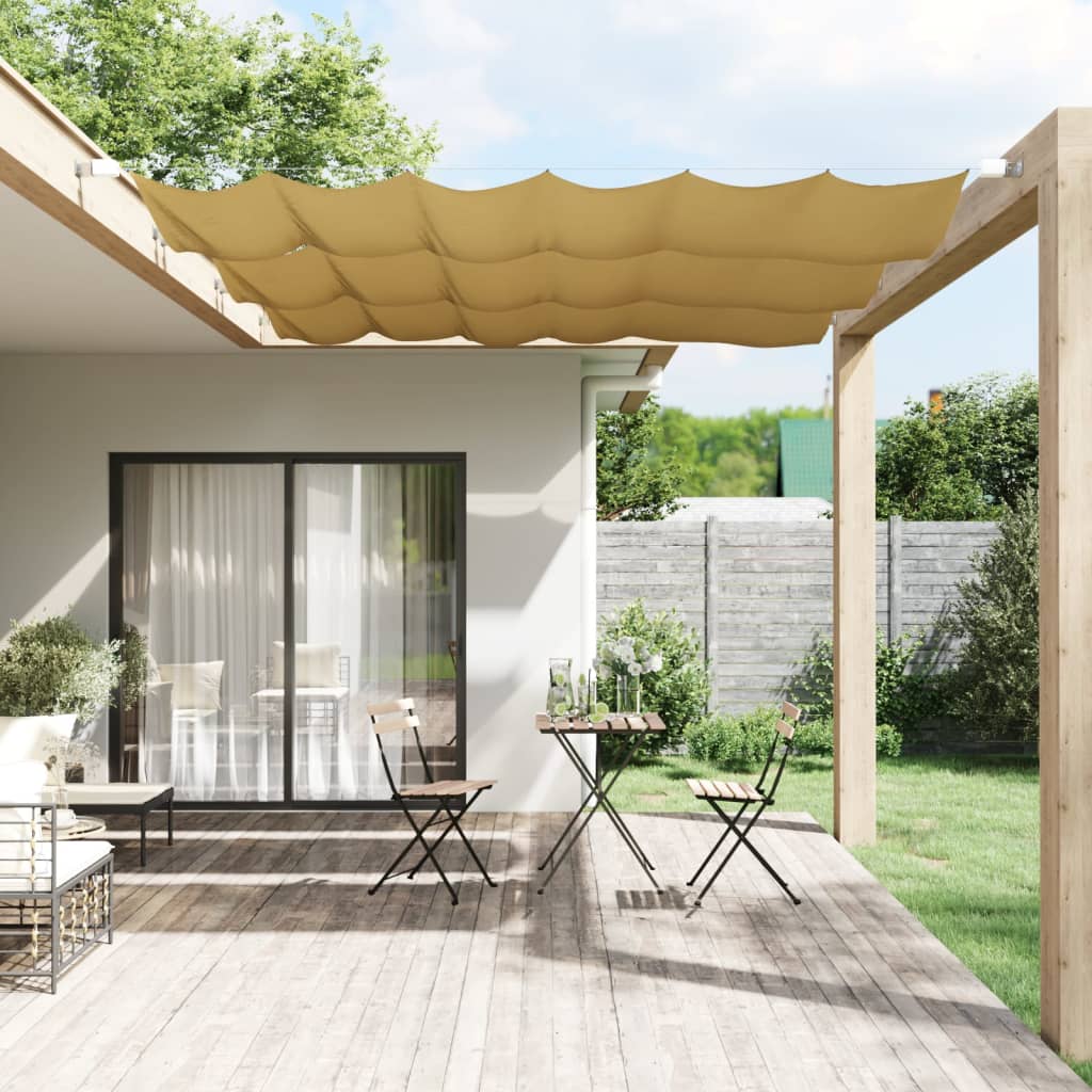 vidaXL Vertical Awning Beige 100x270 cm Oxford Fabric