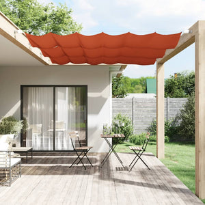 vidaXL Vertical Awning Terracotta 100x270 cm Oxford Fabric