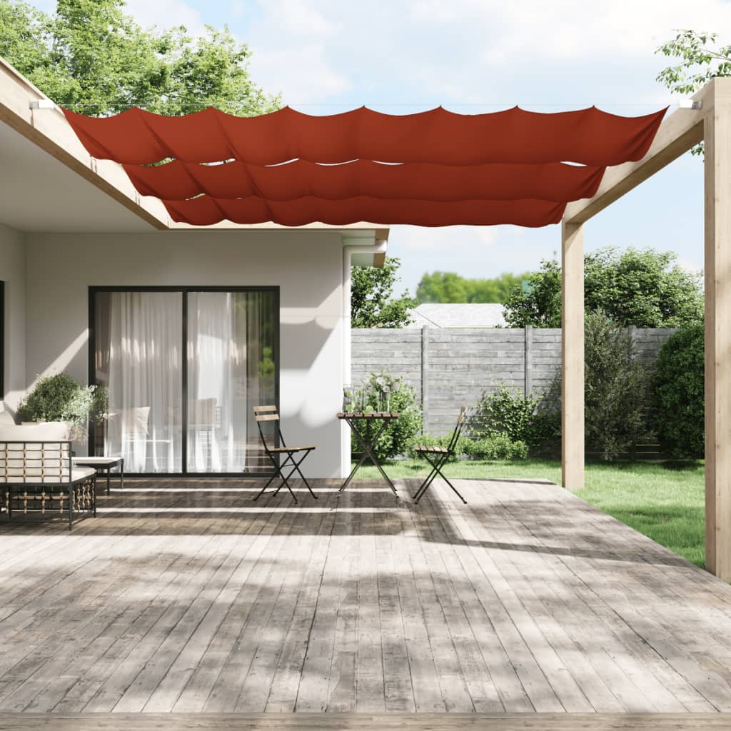 vidaXL Vertical Awning Terracotta 140x420 cm Oxford Fabric